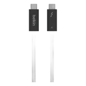 Belkin Thunderbolt 4 Cable (2m) — Thunderbolt 4 · 100W PD · 40Gbps · 8K · 2m