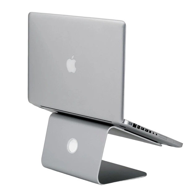 Rain Design mStand Laptop Stand — Aluminum · Ergonomic 15cm raise · Cable organizer