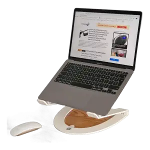 Twelve South Curve Flex Laptop Stand — Aluminum · Adjustable angle · Foldable · Portable