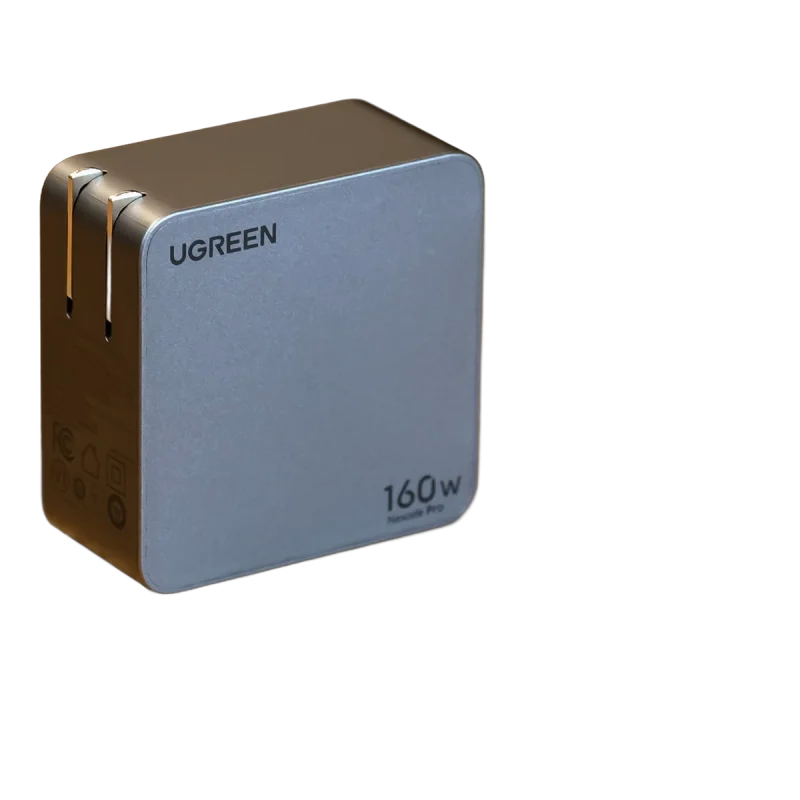 UGREEN Nexode Pro 160W GaN Charger — 160W · 4 ports (3 USB-C + 1 USB-A) · GaN