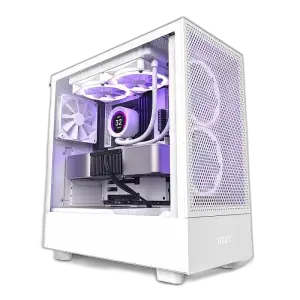 NZXT H5 Flow Mid Tower — Mid Tower · ATX/mATX/ITX · Perforated Front · 365mm GPU · 165mm Cooler