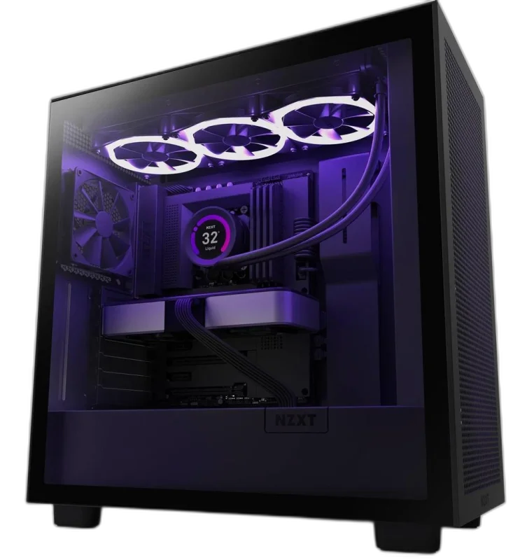 NZXT H7 Flow Mid Tower — Mid Tower · ATX/mATX/ITX · 360mm Radiator
