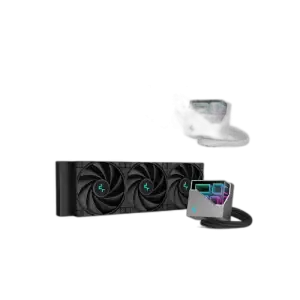 DeepCool LT720 360 AIO — 360mm AIO · 3× 120mm PWM · Infinity Mirror ARGB · 300W TDP