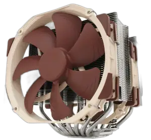 Noctua NH-D15 Air Cooler — Dual Tower · 2× 140mm PWM · 250W TDP · 6 Heatpipes · 6-Year Warranty