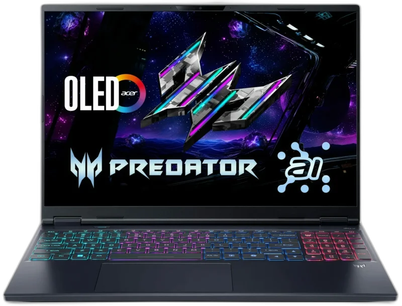 Acer Predator Helios Neo 16S AI (2026) — PHN16S-71 — 16" WQXGA 240Hz OLED · Core Ultra 9 386H · RTX 5070 · 16GB · 1TB