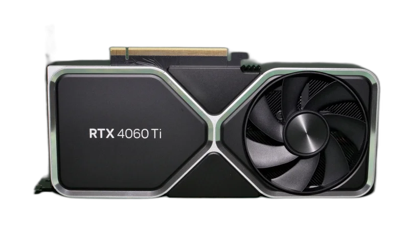 NVIDIA GeForce RTX 4060 Ti 16GB — 16GB GDDR6 · DLSS 3 · PCIe 4.0 x8 · 165W