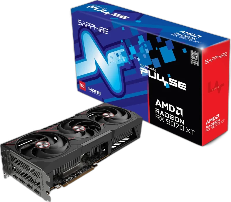AMD Radeon RX 9070 XT 16GB — 16GB GDDR6 · FSR 4 · PCIe 5.0 · 304W