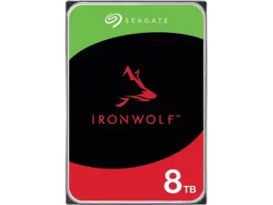 Seagate IronWolf Pro 8TB NAS HDD — 8TB · 7200 RPM · 256MB cache · Enterprise NAS