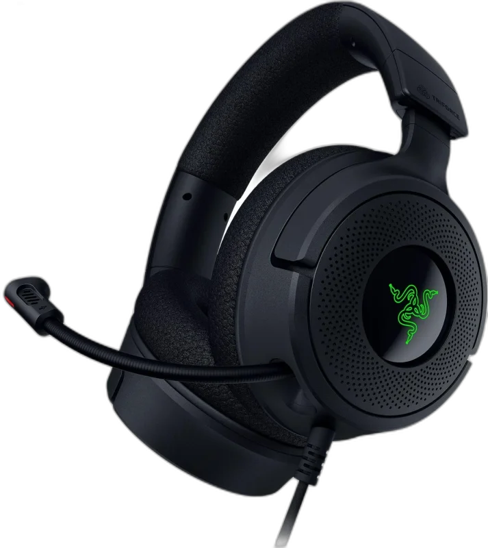 Razer Kraken V4 Pro — OLED control hub · Haptic · THX · Wireless
