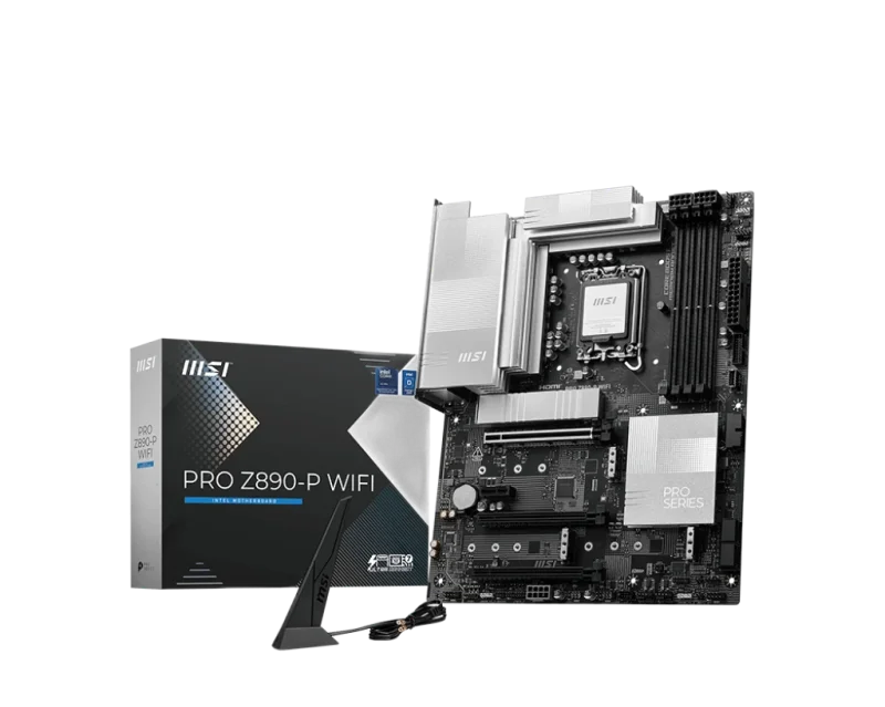 MSI PRO Z890-P WiFi — LGA1851 · Z890 · DDR5 · ATX · WiFi 7 · PCIe 5.0