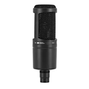 Audio-Technica AT2020 Cardioid Condenser Microphone — Condenser · XLR · Cardioid · 20Hz-20kHz · Studio-grade