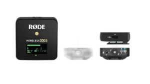 RØDE Wireless GO II Dual Channel Wireless Microphone System — Wireless · 2× TX + 1× RX · 32-bit float · 200m range