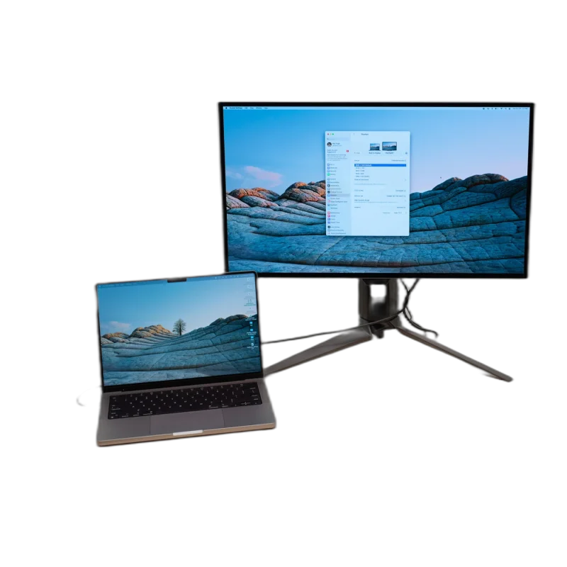 ASUS ROG Swift OLED PG27AQDP — 27" · 1440p · 480Hz · QD-OLED · 0.03ms