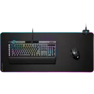 Corsair MM700 RGB Extended Mousepad — Extended · RGB · USB passthrough · 930x400mm