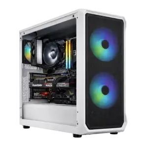 Gaming PC 1440p - MSI, Ryzen 5 9600X, RX 7700 XT, 16GB DDR5 — Ryzen 5 9600X | MSI PRO B650-P WiFi | RX 7700 XT 12GB | 16GB...