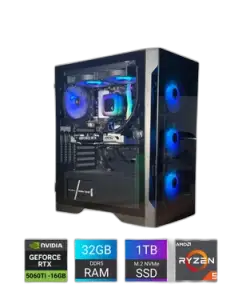 Gaming PC Balanced - MSI, Ryzen 5 9600X, RTX 4060, 16GB DDR5 — Ryzen 5 9600X | MSI PRO B650-P WiFi | RTX 4060 8GB | 16GB D...