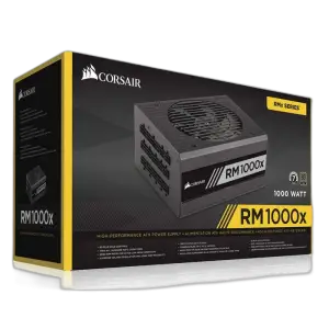 Corsair RM1000x 1000W 80+ Gold — 1000W · 80+ Gold · Fully Modular · ATX 3.1