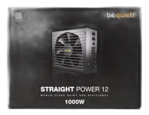 be quiet! Straight Power 12 1000W — 1000W · 80+ Platinum · Fully Modular · ATX 3.1