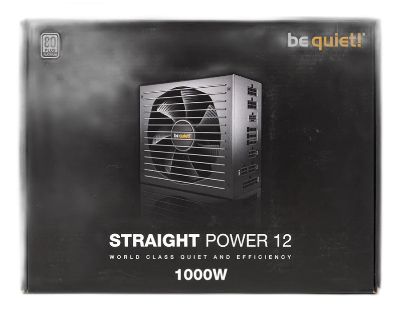 be quiet! Straight Power 12 1000W — 1000W · 80+ Platinum · Fully Modular · ATX 3.1