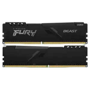 Kingston Fury Beast 32GB DDR4-3200 — 32GB (2x16GB) · DDR4-3200 · CL16 · Plug & Play