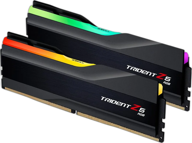 G.Skill Trident Z5 RGB 32GB DDR5-6000 — 32GB (2x16GB) · DDR5-6000 · CL36 · RGB