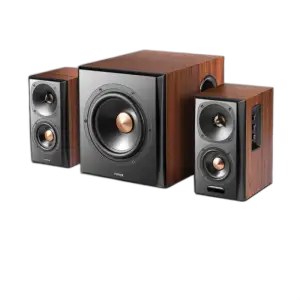 Edifier S360DB 2.1 Speaker System — 2.1ch · 150W RMS · Wireless sub · Hi-Res Audio · Bluetooth aptX