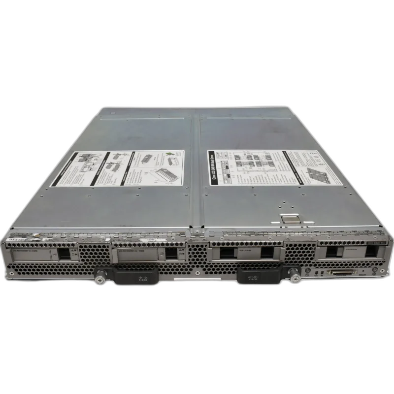 Cisco UCS B480 M6 Blade Server — Full-Height Blade · 4× Xeon Gold 6338 · 512GB DDR4 · 4× 1.92TB NVMe