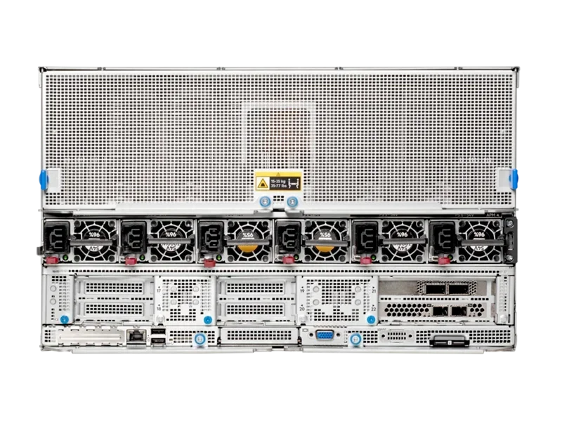 HPE Apollo 6500 Gen10 Plus 8-GPU System — 6U · 2× Xeon Platinum 8380 · 2TB DDR4 · 8× A100 80GB SXM4 · 30TB NVMe