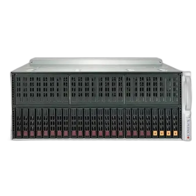Supermicro AS-4124GS-TNR 4U AMD 8-GPU Server — 4U · 2× EPYC 7742 · 1TB DDR4 · 8× A100 80GB PCIe · 4× 3.84TB NVMe