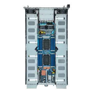 Gigabyte G293-Z43 2U 4-GPU AMD Server — 2U · 2× EPYC 9354 · 512GB DDR5 · 4× L40S 48GB · 8× 3.84TB NVMe