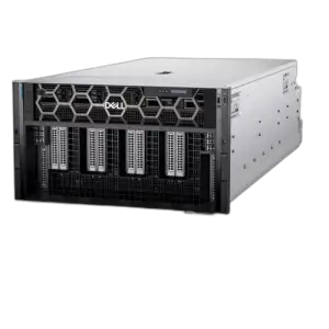 Dell PowerEdge XE9640 4-GPU AI Server — 4U · 2× Xeon Platinum 8480+ · 1TB DDR5 · 4× H100 80GB SXM5 · 4× 3.84TB NVMe