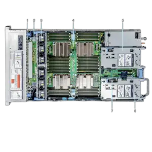 Dell PowerEdge R960 4U 4-Socket Rack Server — 4U · 4x Xeon Platinum 8468 · 1TB DDR5 · 16x 3.84TB NVMe
