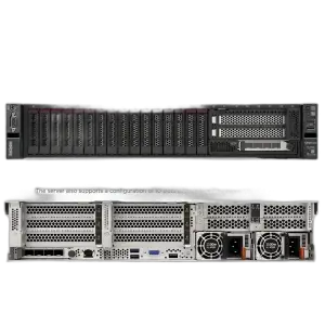 Lenovo ThinkSystem SR655 V3 2U AMD EPYC Rack Server — 2U · AMD EPYC 9554 · 192GB DDR5 · 4x 3.84TB NVMe