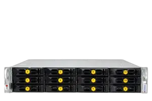 Supermicro SYS-621C-TN12R 2U CloudDC Server — 2U · Dual Xeon Gold 5416S · 128GB DDR5 · 12× 2.5" NVMe
