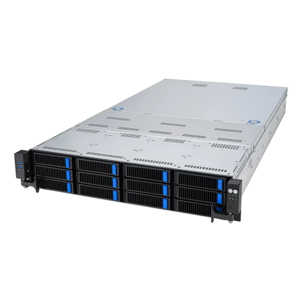 ASUS TS700-E11-RS12U Tower Server — Tower · Dual Xeon Silver 4410Y · 64GB DDR5 · 4× 1.92TB NVMe