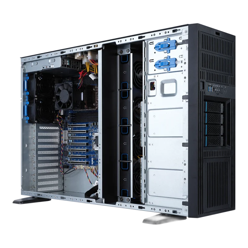 Gigabyte W291-Z00 Tower Workstation — Tower · AMD EPYC 7282 · 64GB DDR4 · 2× 1.92TB NVMe