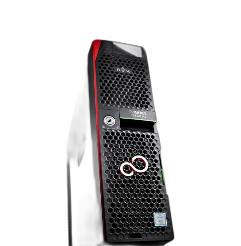 Fujitsu PRIMERGY TX1310 M5 Tower Server — Tower · Xeon E-2314 · 16GB DDR4 · 2× 480GB SSD