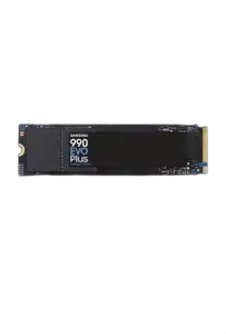 Samsung 990 EVO Plus 2TB — 2TB · PCIe 5.0 x2 / PCIe 4.0 x4 · 7250 MB/s