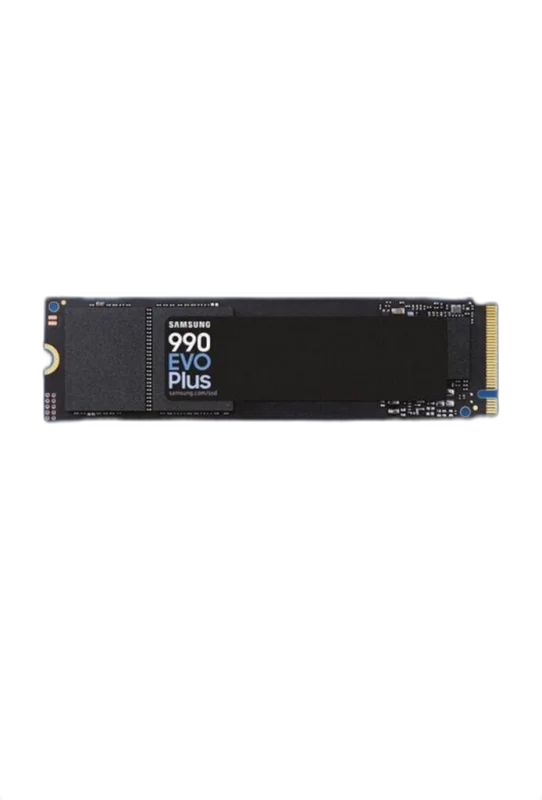 Samsung 990 EVO Plus 2TB — 2TB · PCIe 5.0 x2 / PCIe 4.0 x4 · 7250 MB/s