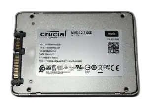 Crucial MX500 1TB SATA SSD — 1TB · SATA III · 560 MB/s · 2.5 inch