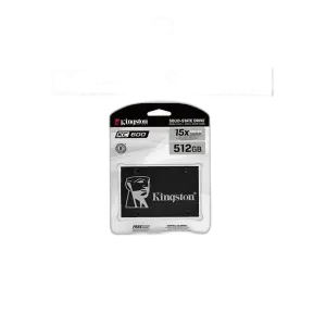 Kingston KC600 512GB SATA SSD — 512GB · SATA III · 550 MB/s · 2.5 inch