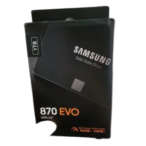 Samsung 870 EVO 1TB SATA SSD — 1TB · SATA III · 560 MB/s · 2.5 inch