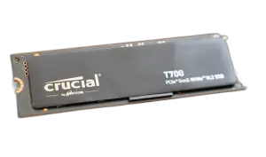 Crucial T700 2TB PCIe 5.0 NVMe SSD — 2TB · PCIe 5.0 NVMe · 12400 MB/s
