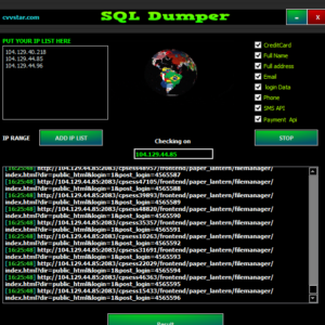 SQL Dumper CC Full info